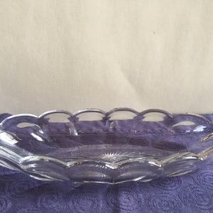 Heisey Crystal Celery/Relish Dish
